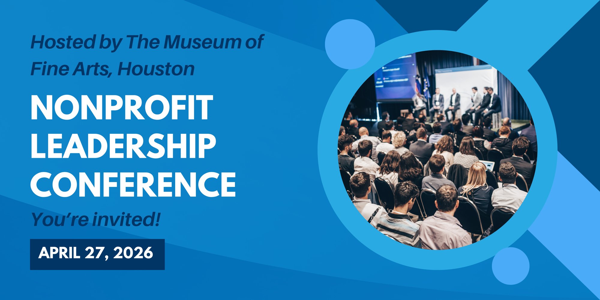 Nonprofit Leadership Conference 2026 Banner